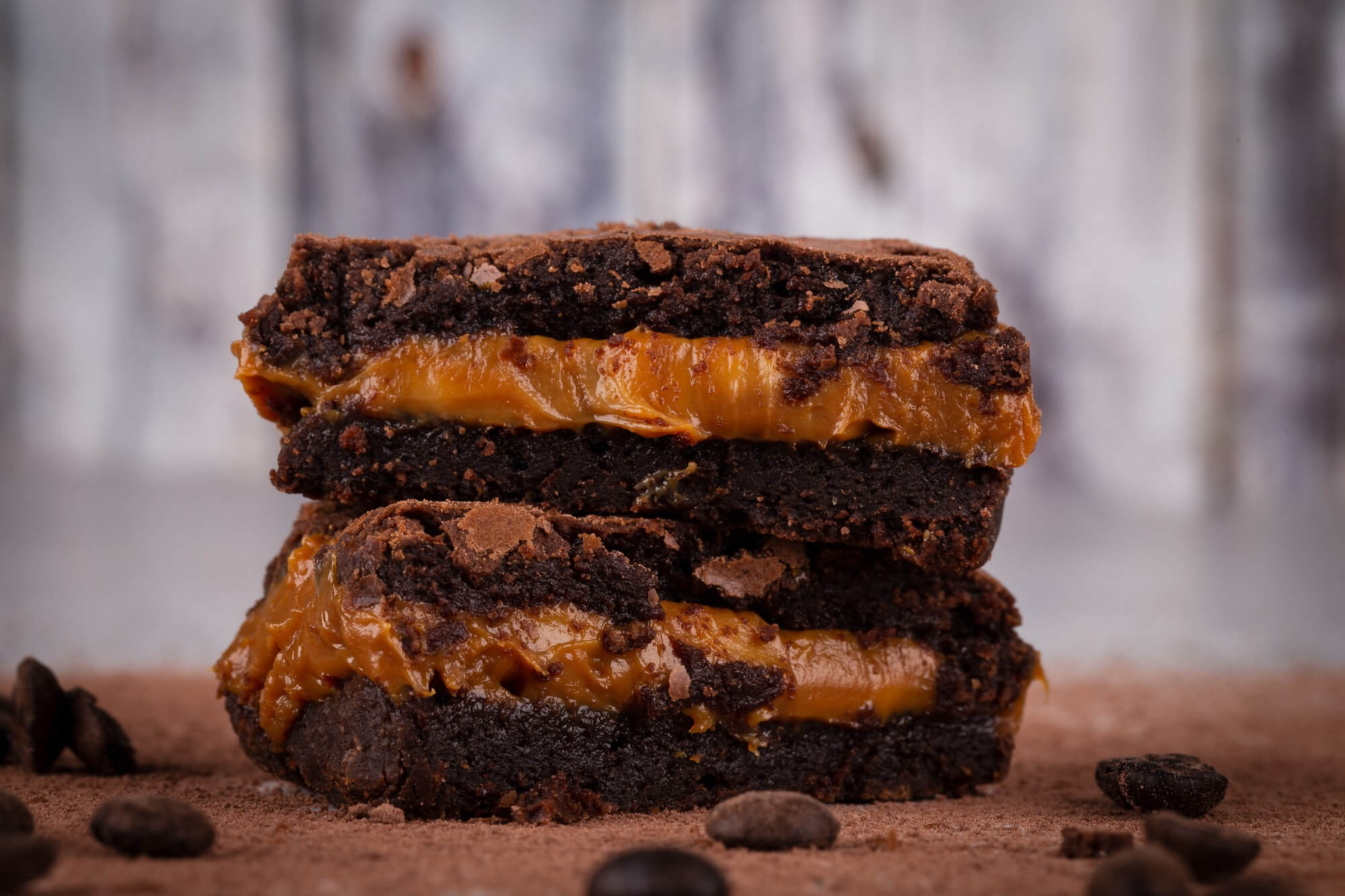 4 Brownies Recheados